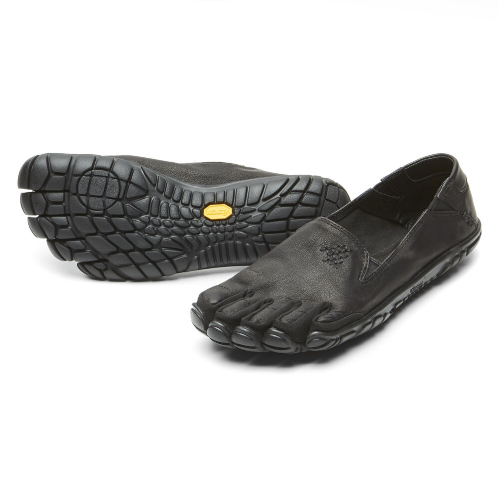 Vibram Fivefingers CVT-Leather Womens Casual Shoes Black Australia (STV413675)